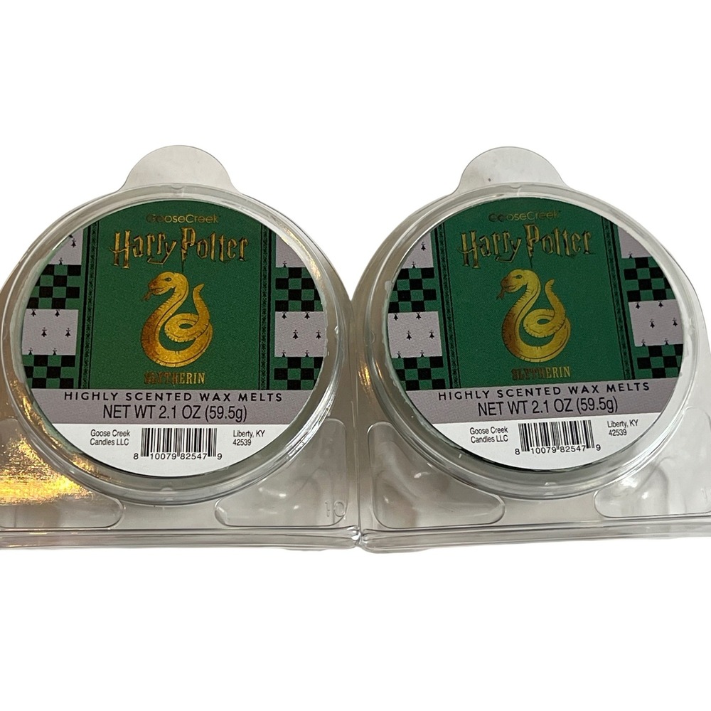 Goose Creek Harry Potter Slytherin Wax Melts Net Wt‎ 2.1 Oz 2 Pack - BRAND NEW